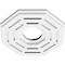 Ekena Millwork Westin Architectural Grade PVC Contemporary Ceiling Medallion, 10"OD x 3"ID x 4"C x 1"P CMP10WN-03000 - alternate 4